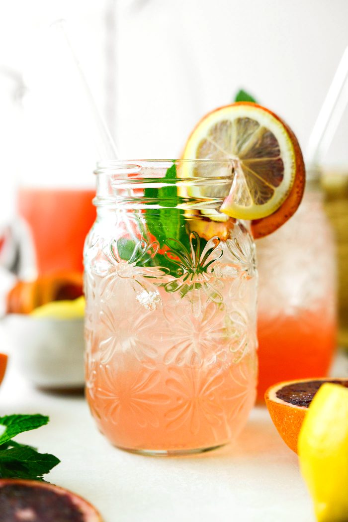 Sparkling Blood Orange Lemonade