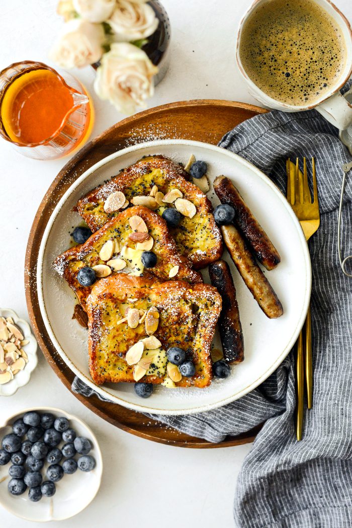 Almond Poppy Seed French Toast