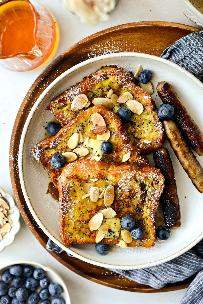 Almond Poppy Seed French Toast