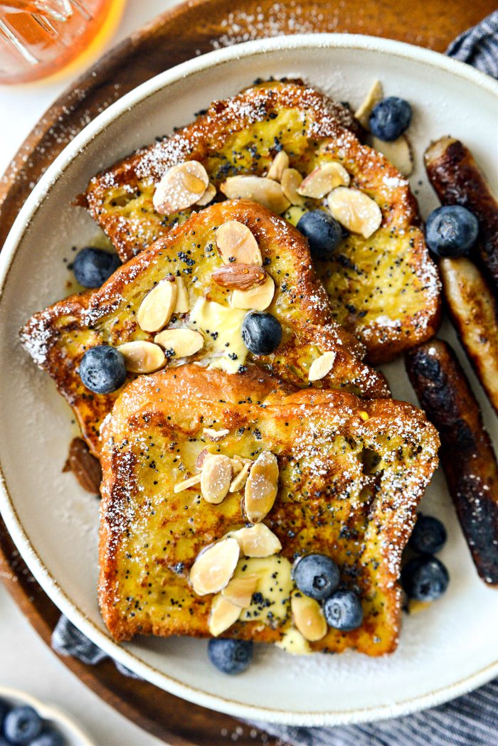 Almond Poppy Seed French Toast