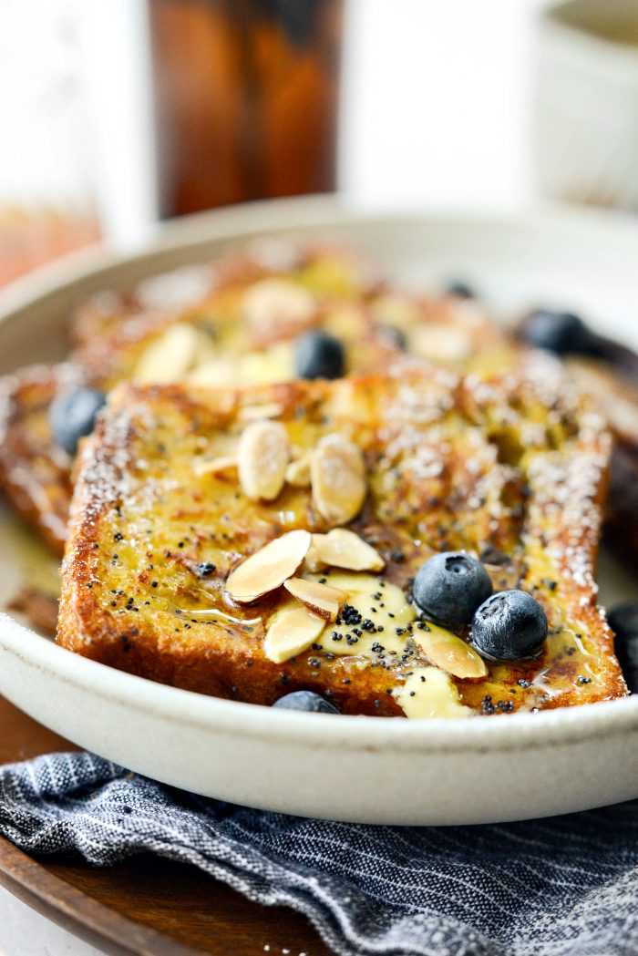 Almond Poppy Seed French Toast