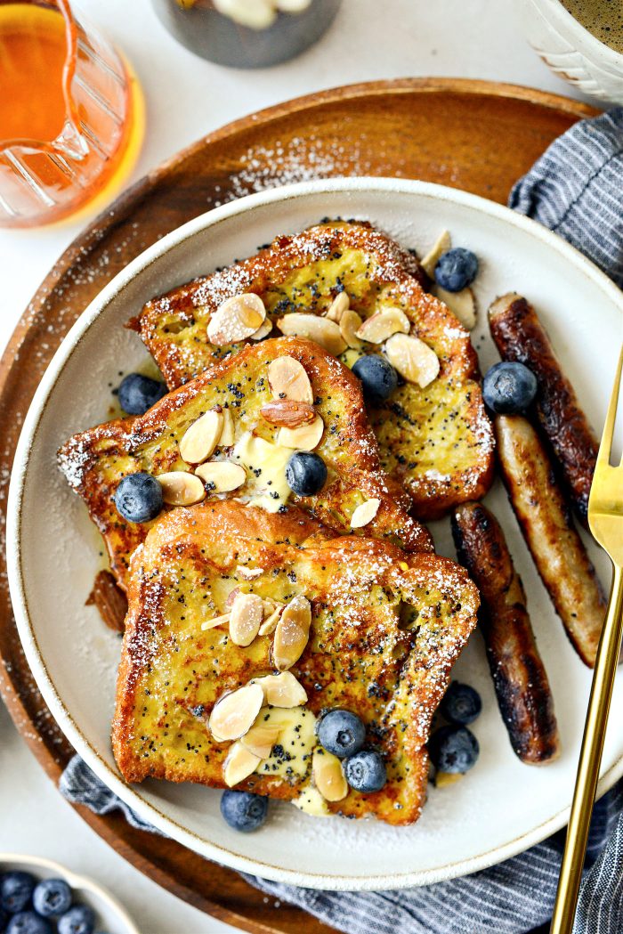 Almond Poppy Seed French Toast