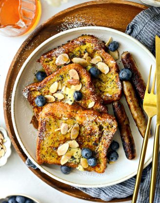 Almond Poppy Seed French Toast