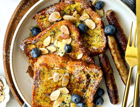 Almond Poppy Seed French Toast