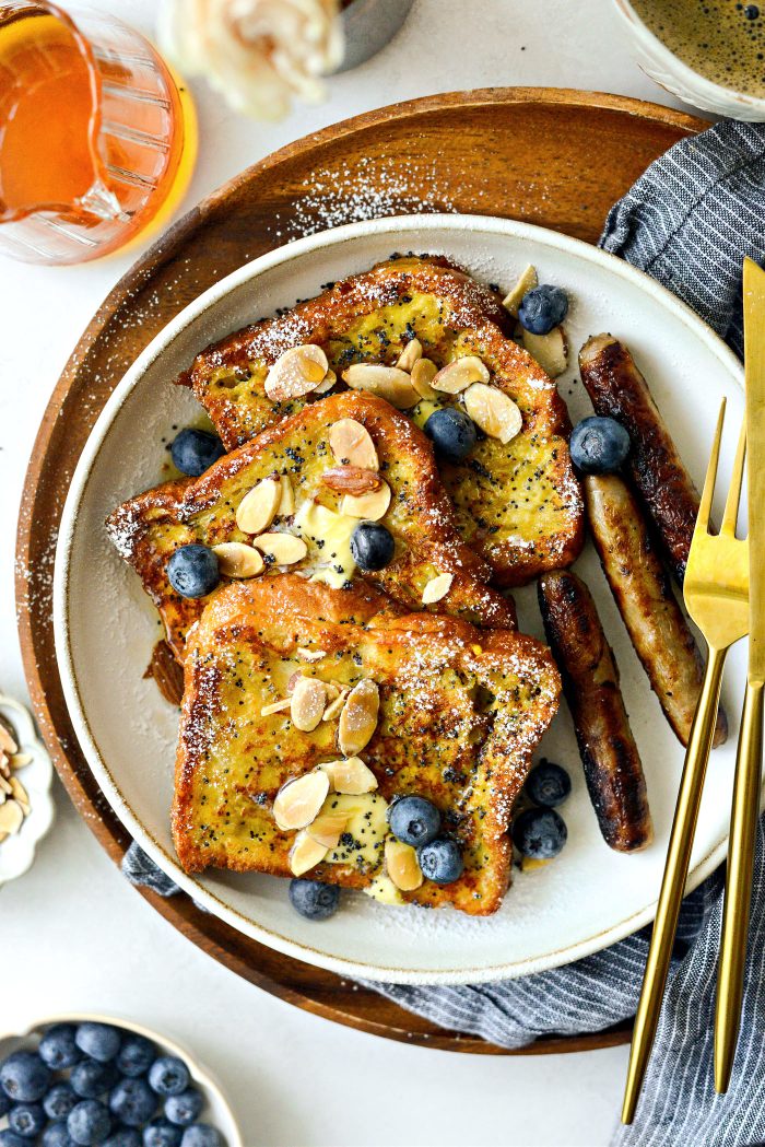 Almond Poppy Seed French Toast