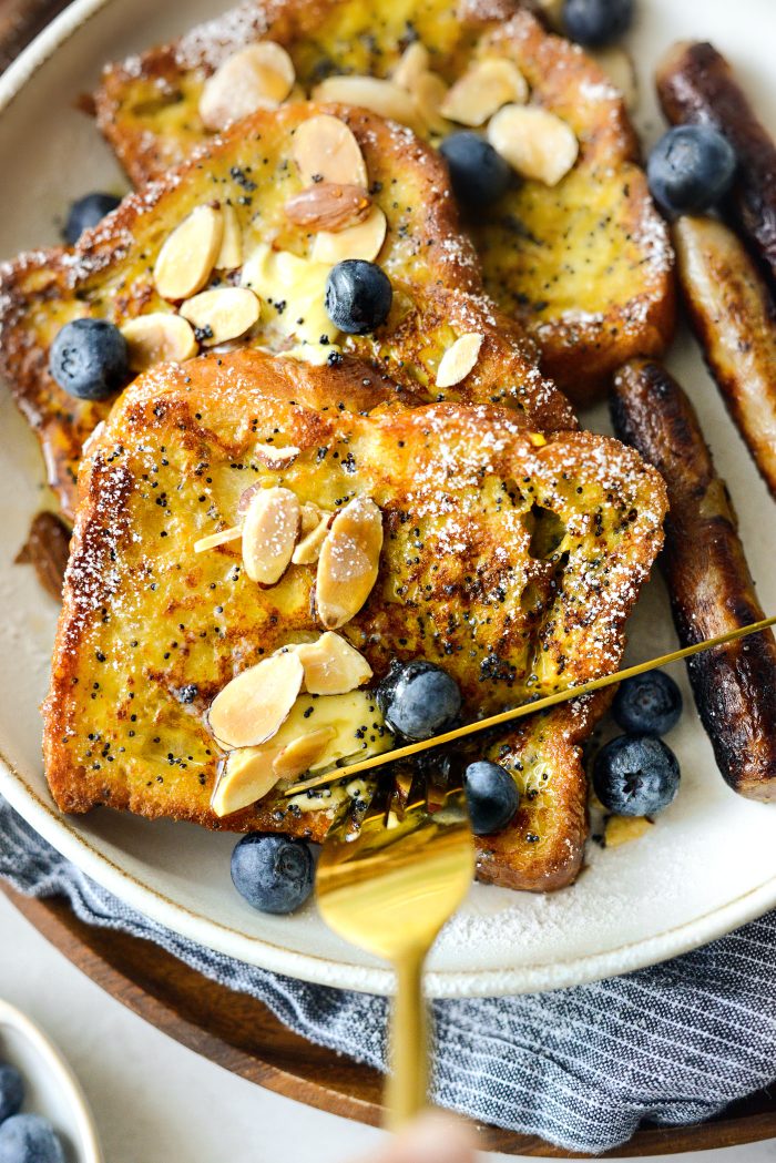 Almond Poppy Seed French Toast
