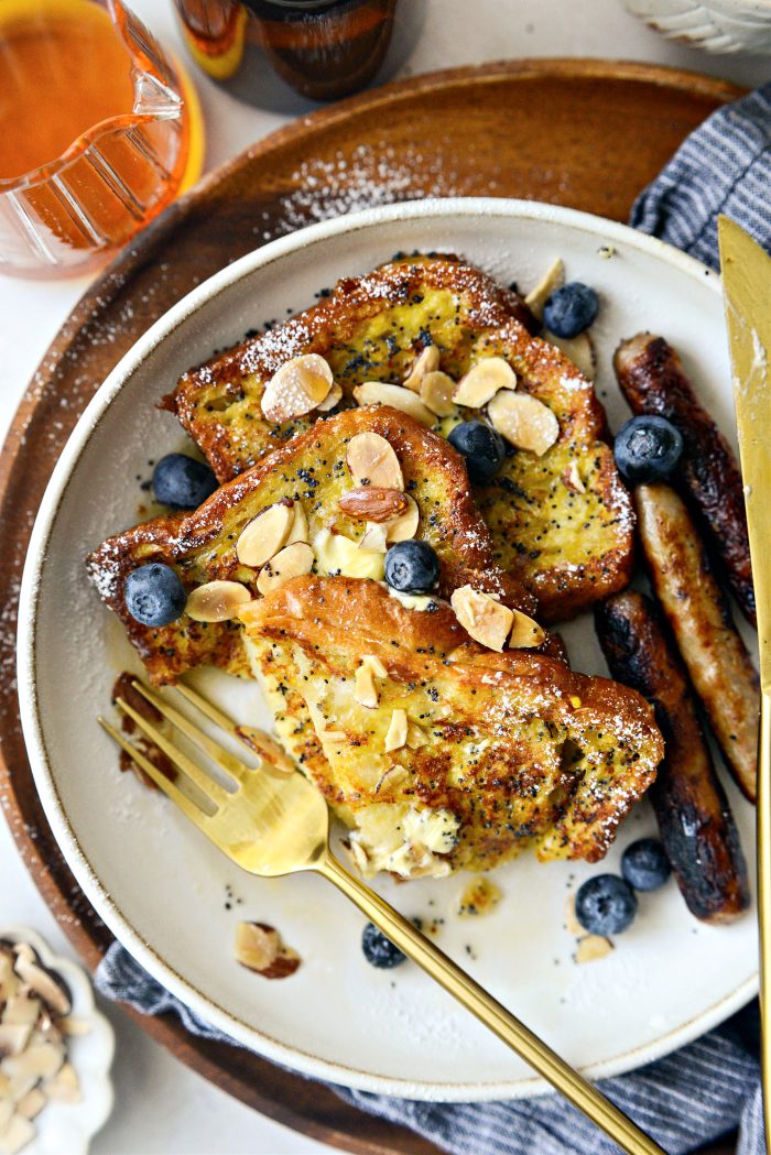 Almond Poppy Seed French Toast