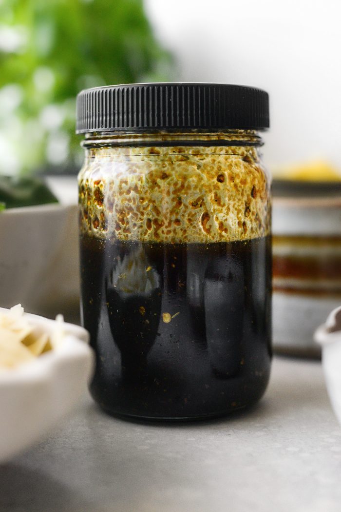 balsamic dressing combined