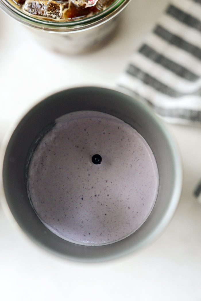 blueberry cold foam