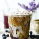 Iced Blueberry Latte
