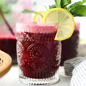 Blueberry Lemon Wine Spritzer