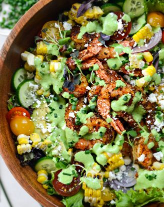 Blackened Shrimp Salad