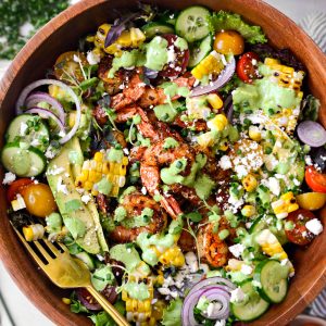 Blackened Shrimp Salad