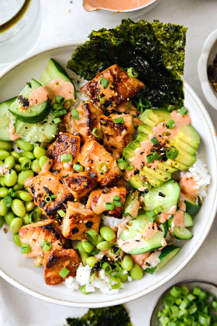 Spicy Salmon Sushi Bowl