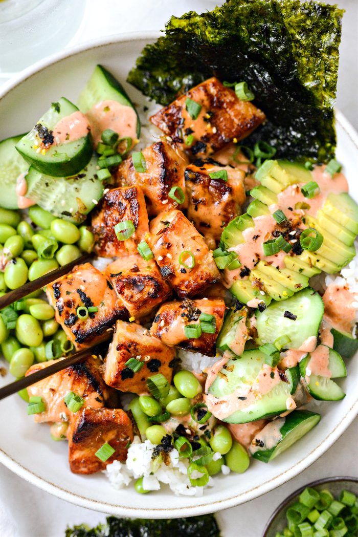 Spicy Salmon Sushi Bowl