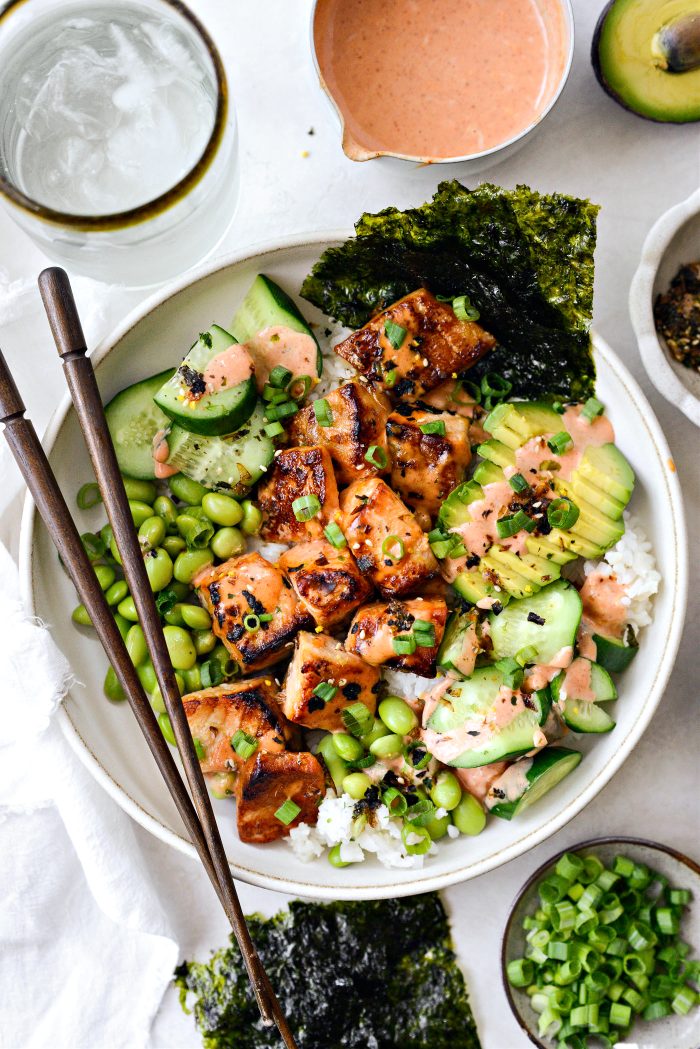 Spicy Salmon Sushi Bowl