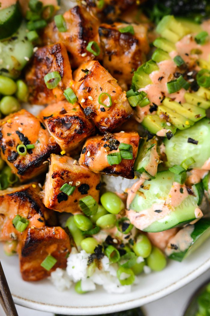 Spicy Salmon Sushi Bowl