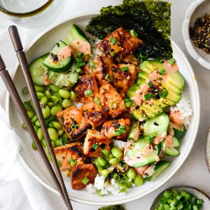 Spicy Salmon Sushi Bowl
