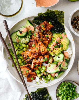 Spicy Salmon Sushi Bowl