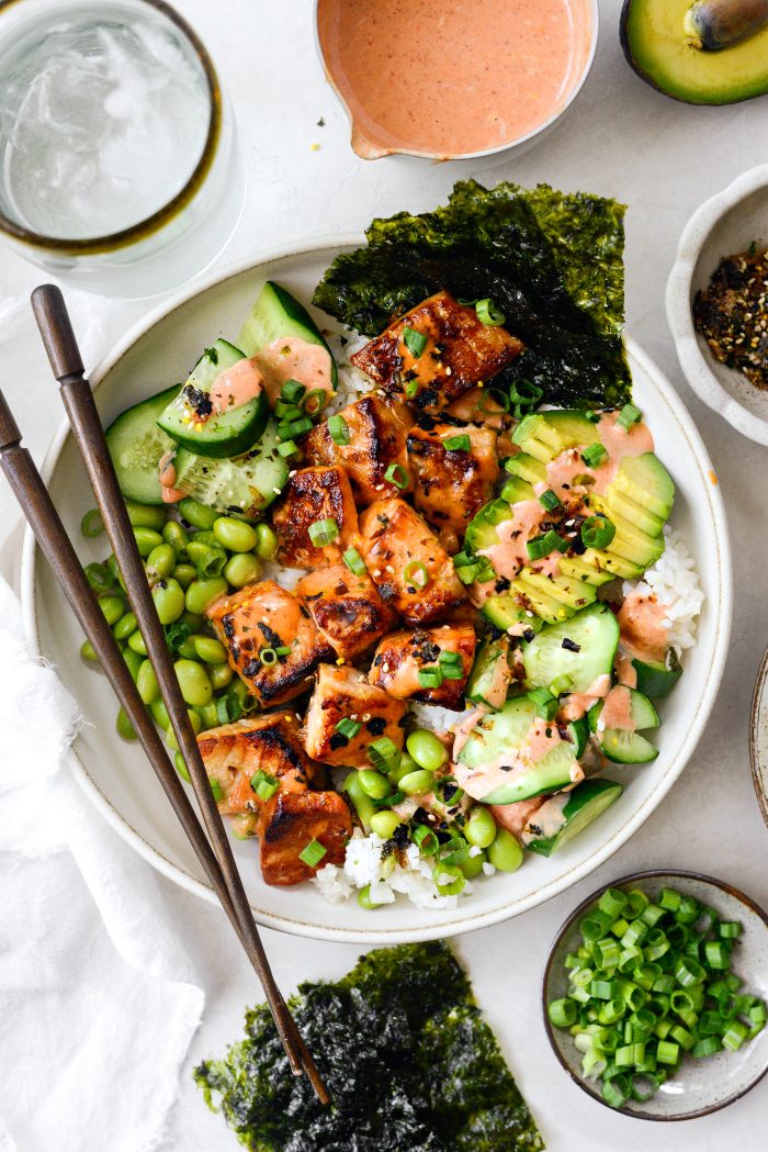 Spicy Salmon Sushi Bowl