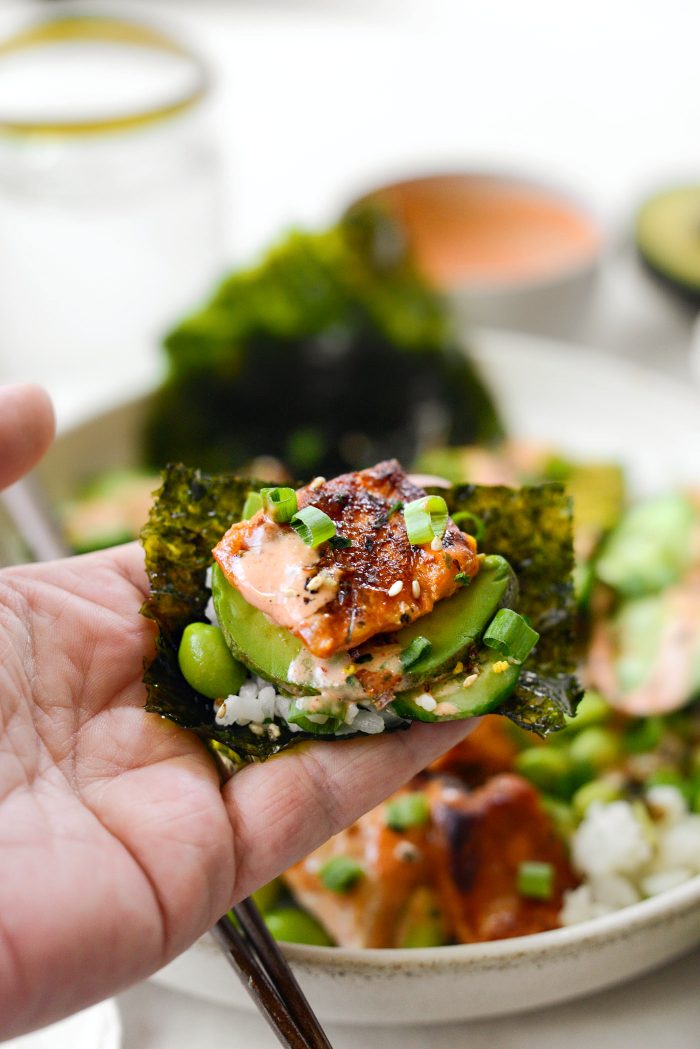 Spicy Salmon Sushi Bowl