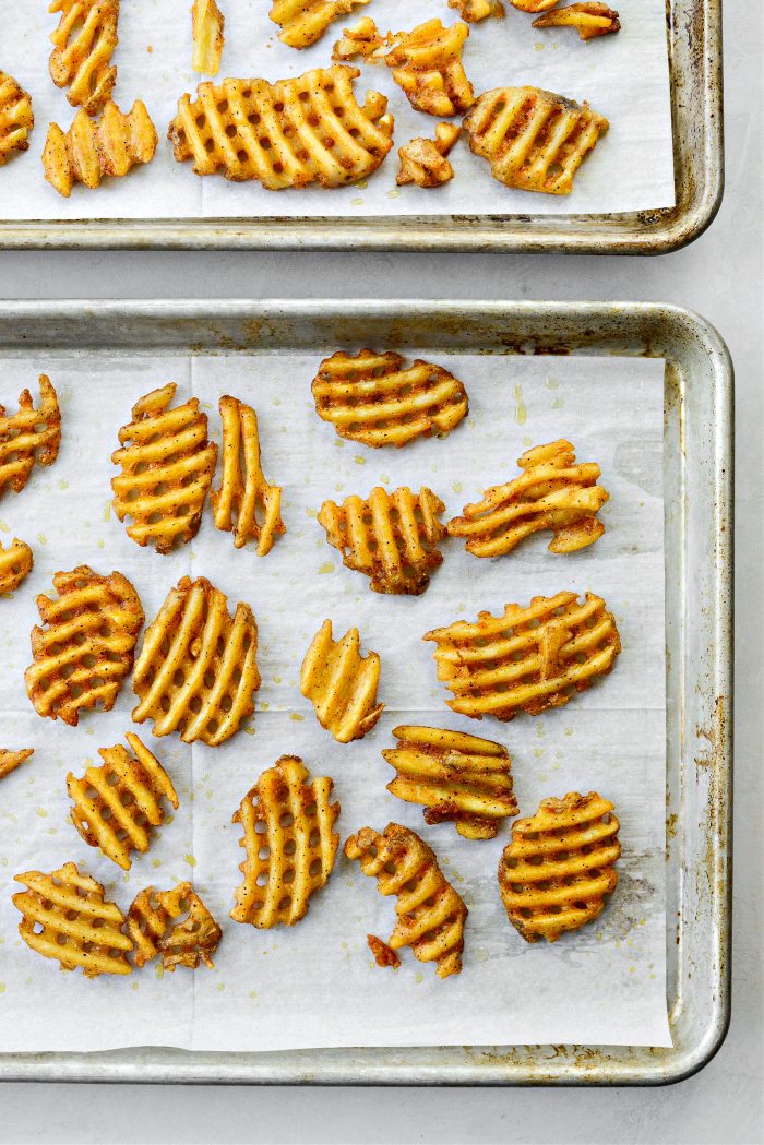 baked waffle fries