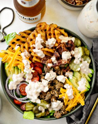 Loaded Burger Bowls