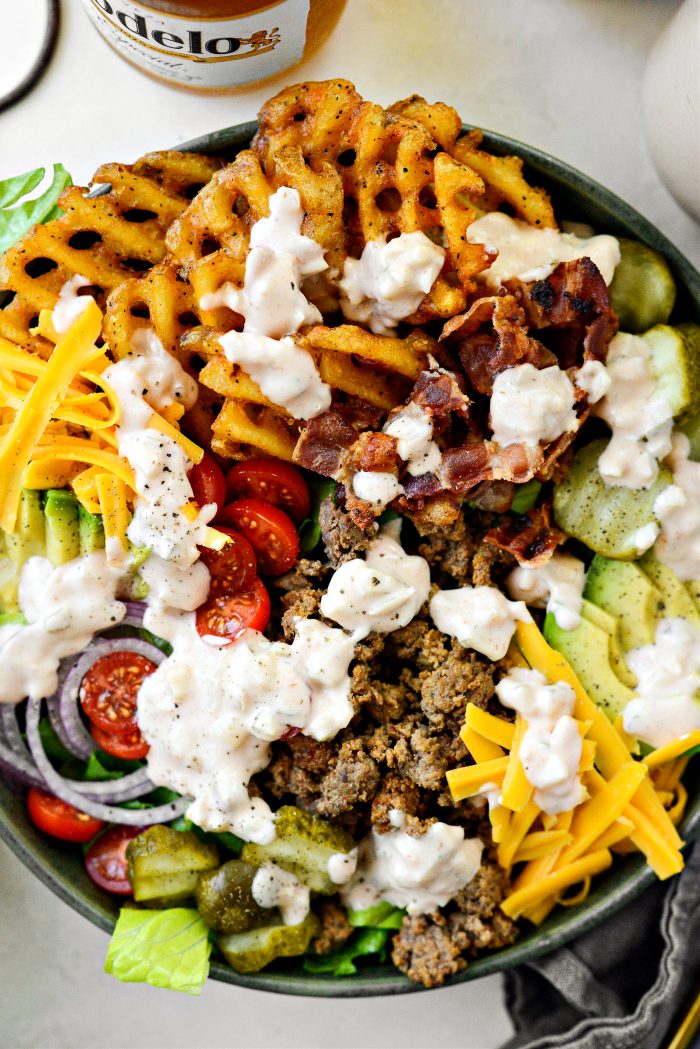 Loaded Burger Bowls
