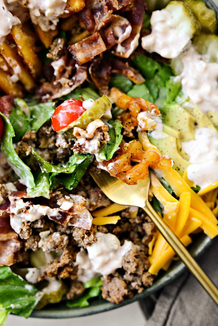 Loaded Burger Bowls