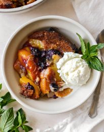Blueberry Peach Cobbler
