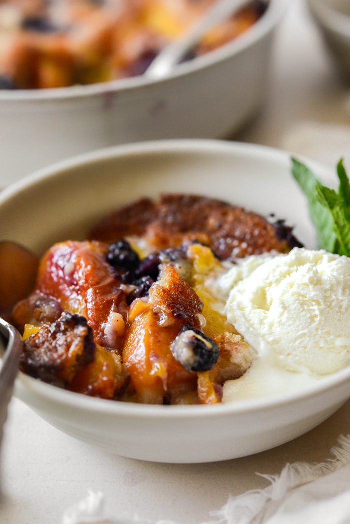 Blueberry Peach Cobbler