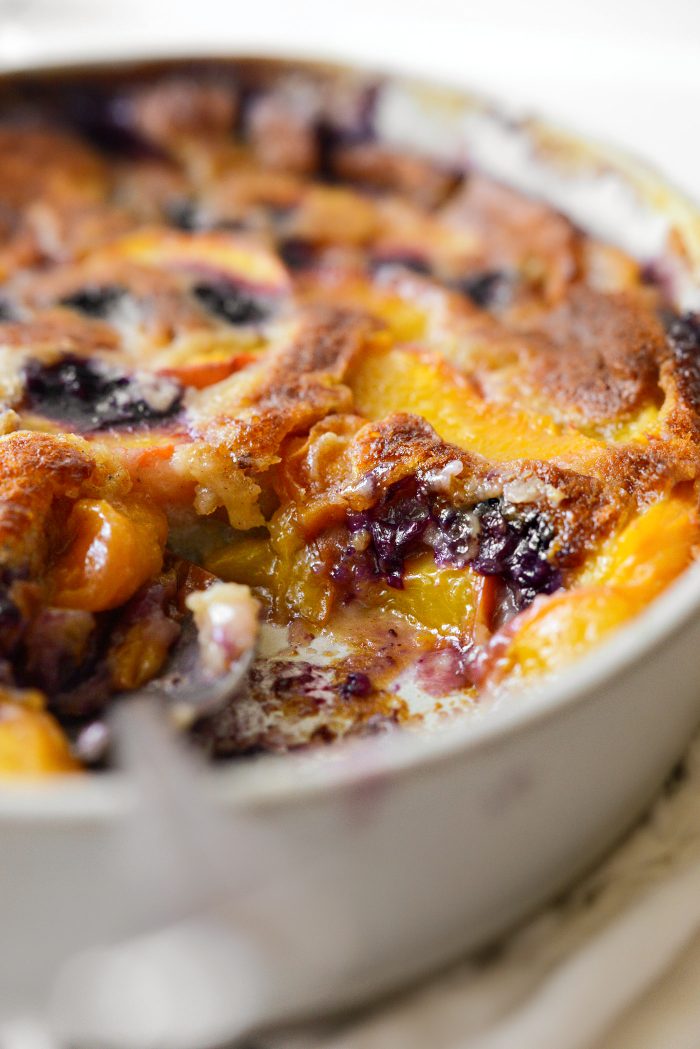 Blueberry Peach Cobbler