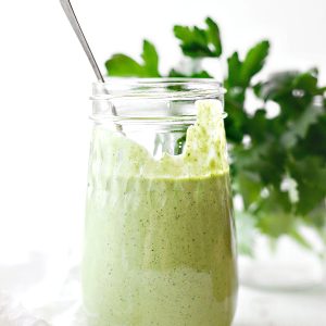 Greek Yogurt Green Goddess Salad Dressing