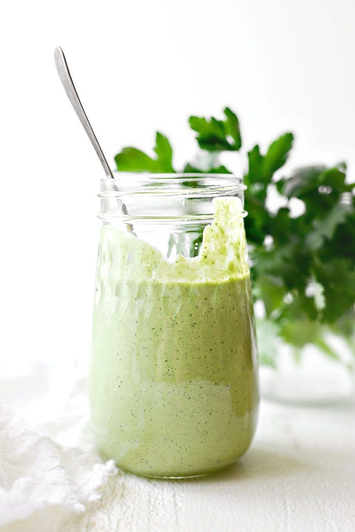 Greek Yogurt Green Goddess Salad Dressing
