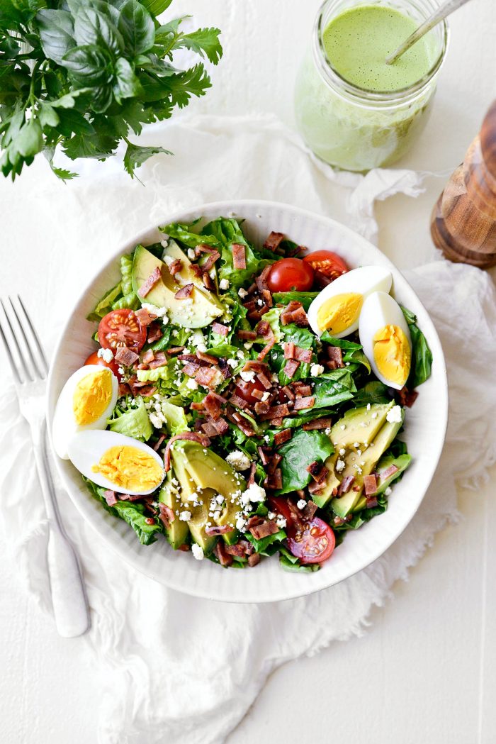 Greek Yogurt Green Goddess Salad Dressing