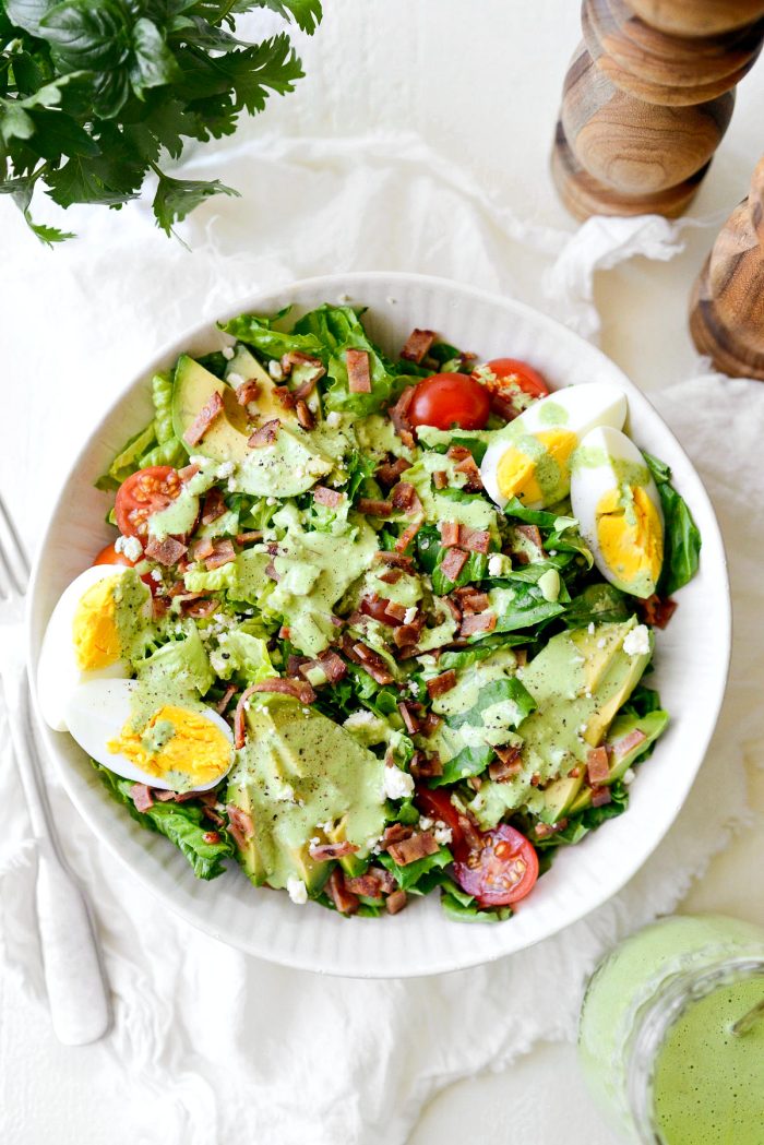 Greek Yogurt Green Goddess Salad Dressing