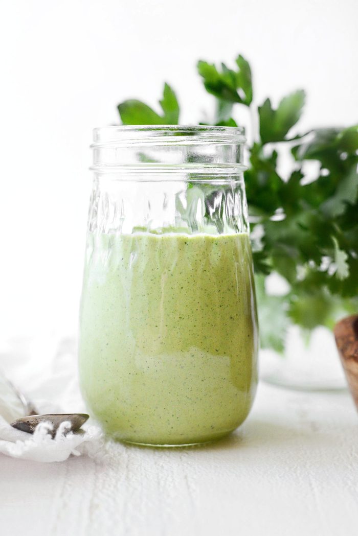 Greek Yogurt Green Goddess Salad Dressing