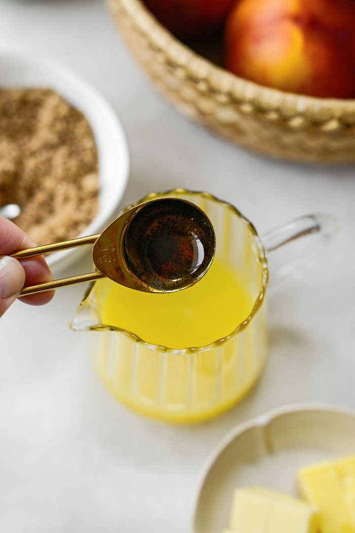 add vanilla to orange juice
