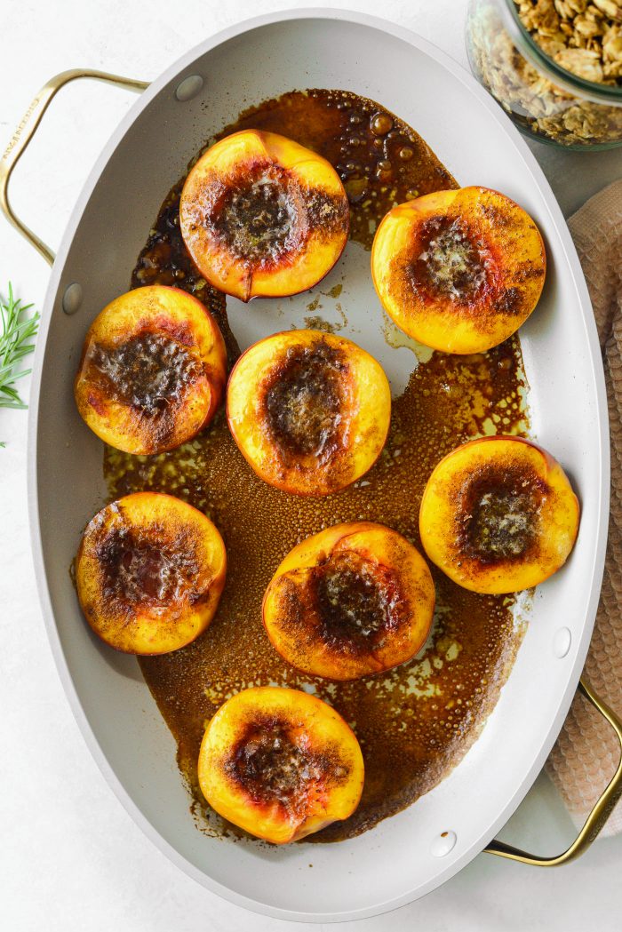 baked nectarines