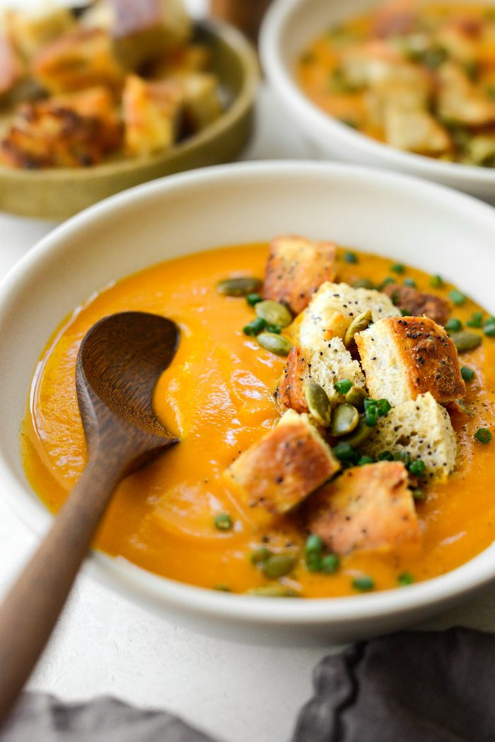 Sweet Potato Tomatillo Bisque