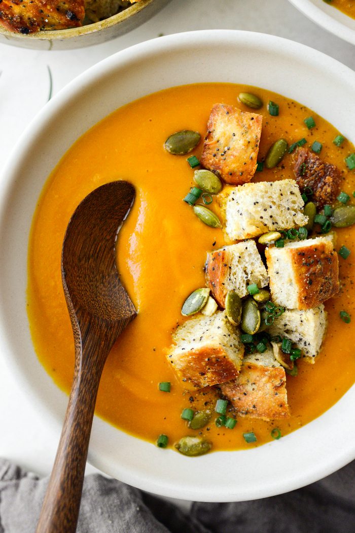 Sweet Potato Tomatillo Bisque