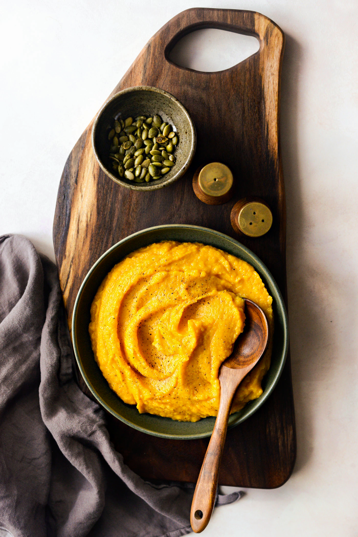 Roasted Garlic Whipped Butternut Squash