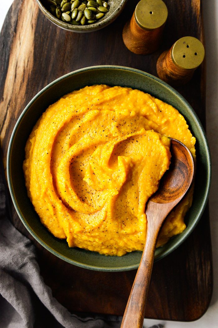 Roasted Garlic Whipped Butternut Squash