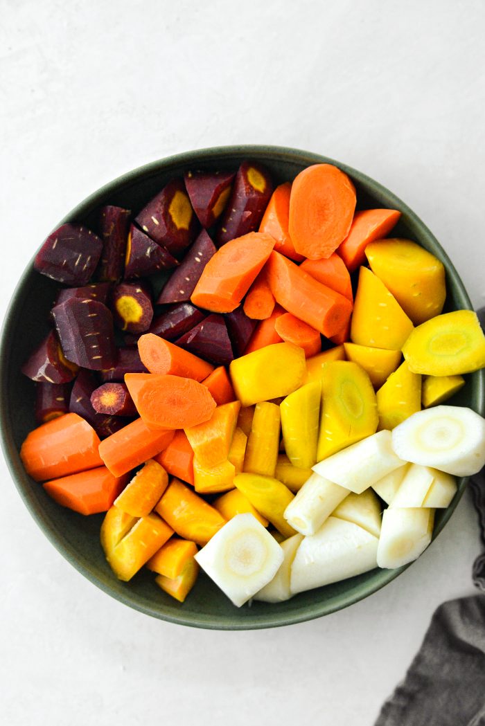 prep rainbow carrots