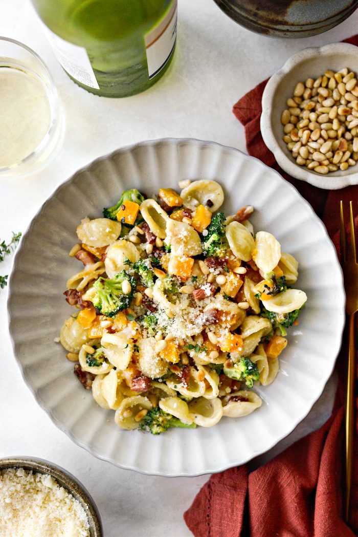 Orecchiette with Squash and Broccoli