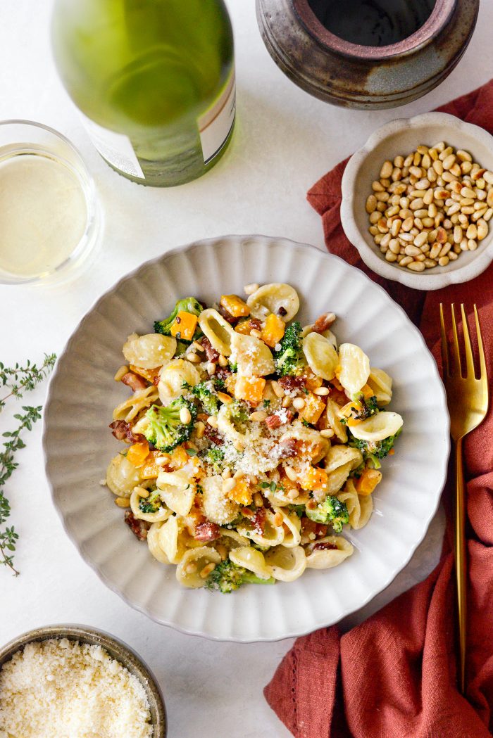 Orecchiette with Squash and Broccoli