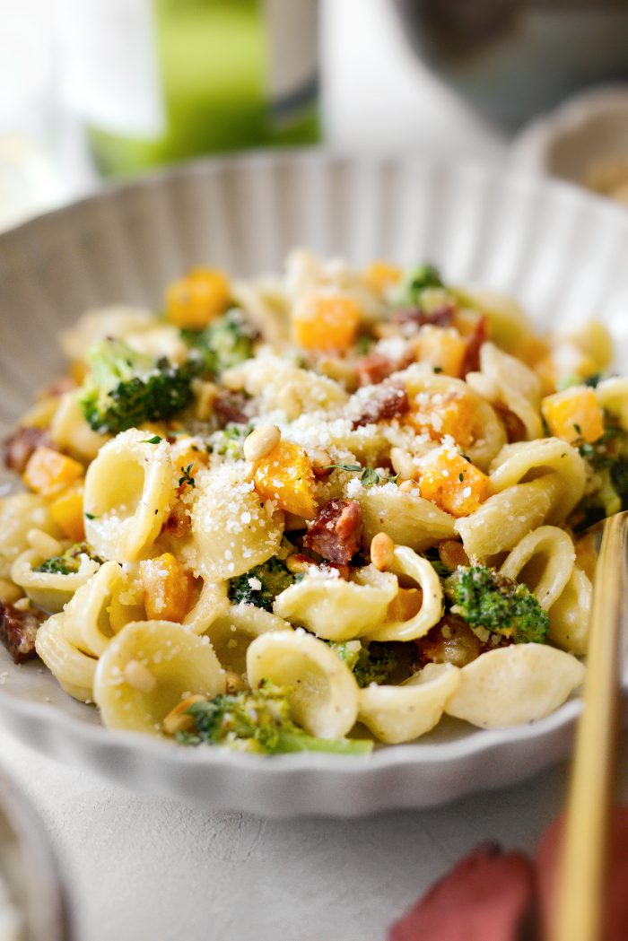 Orecchiette with Squash and Broccoli