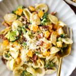 Orecchiette with Squash and Broccoli