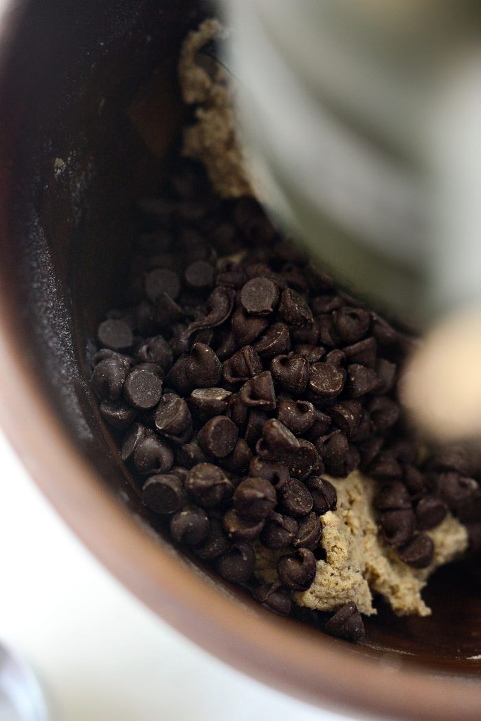 add in chocolate chips
