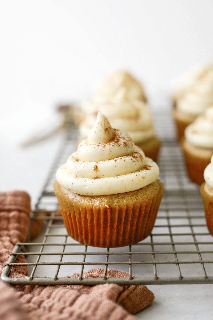  Spiced Cupcakes with Brown Butter Cream Cheese Buttercream